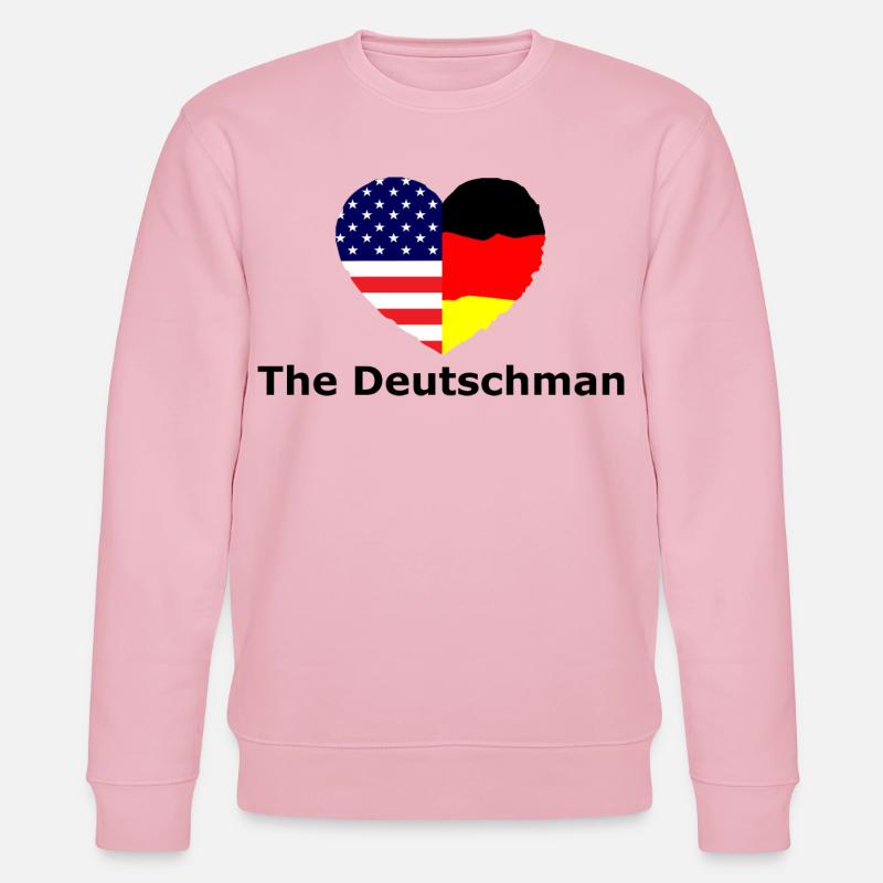 Le Deutschmann - Sweat bio CHANGER Stanley/Stella Unisexe - rose pâle