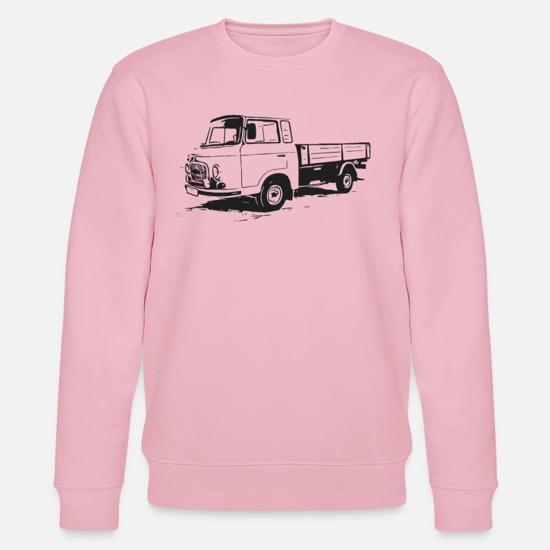 Barkas Pritsche - Pritschenwagen - Stanley/Stella Unisex Bio-Sweatshirt CHANGER  - Hellrosa