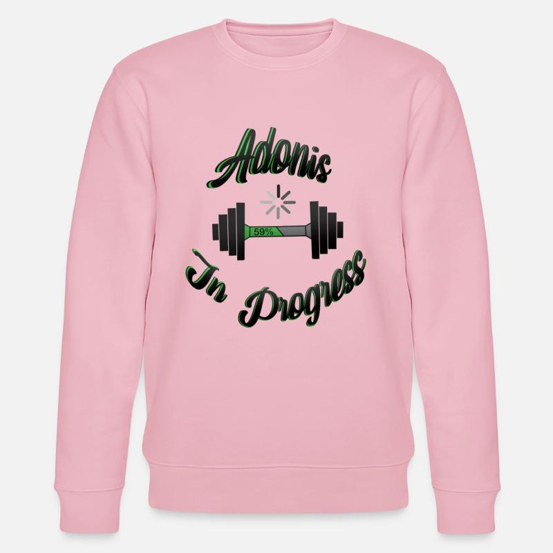 Adonis In Progress 2 - Stanley/Stella Unisex Bio-Sweatshirt CHANGER  - Hellrosa