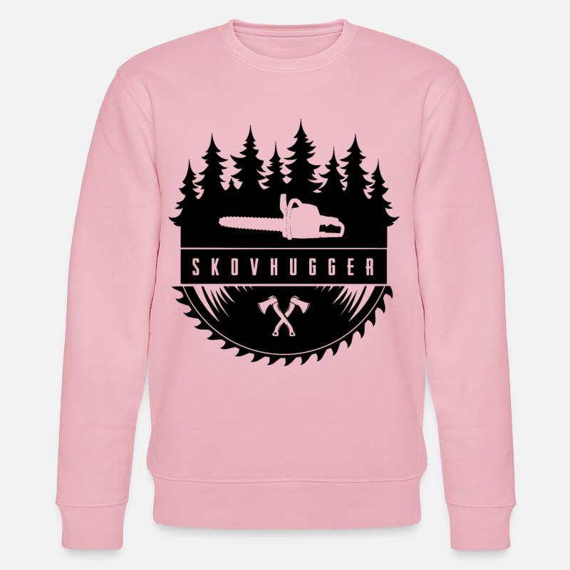 Bûcheron - Sweat bio CHANGER Stanley/Stella Unisexe - rose pâle