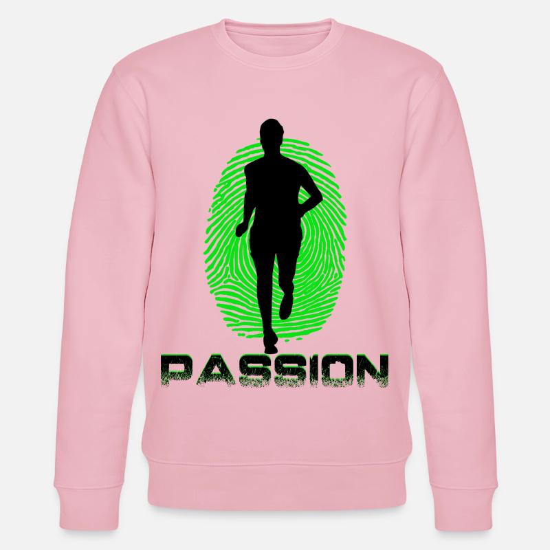 Coureur - Sweat bio CHANGER Stanley/Stella Unisexe - rose pâle