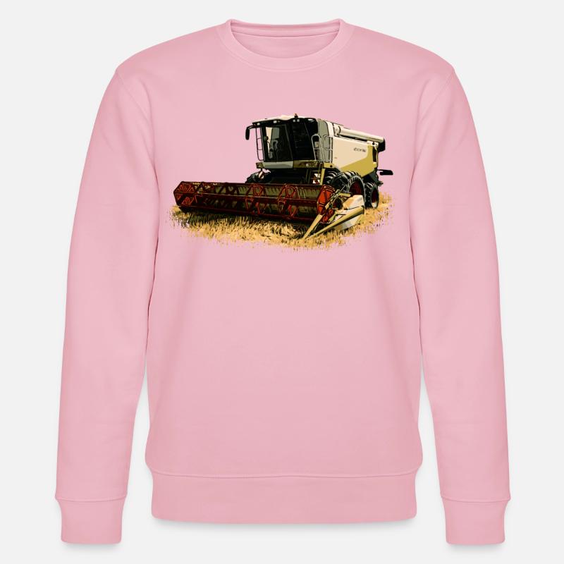 Claas Moissonneuse-batteuse Lexion 550 - Sweat bio CHANGER Stanley/Stella Unisexe - rose pâle