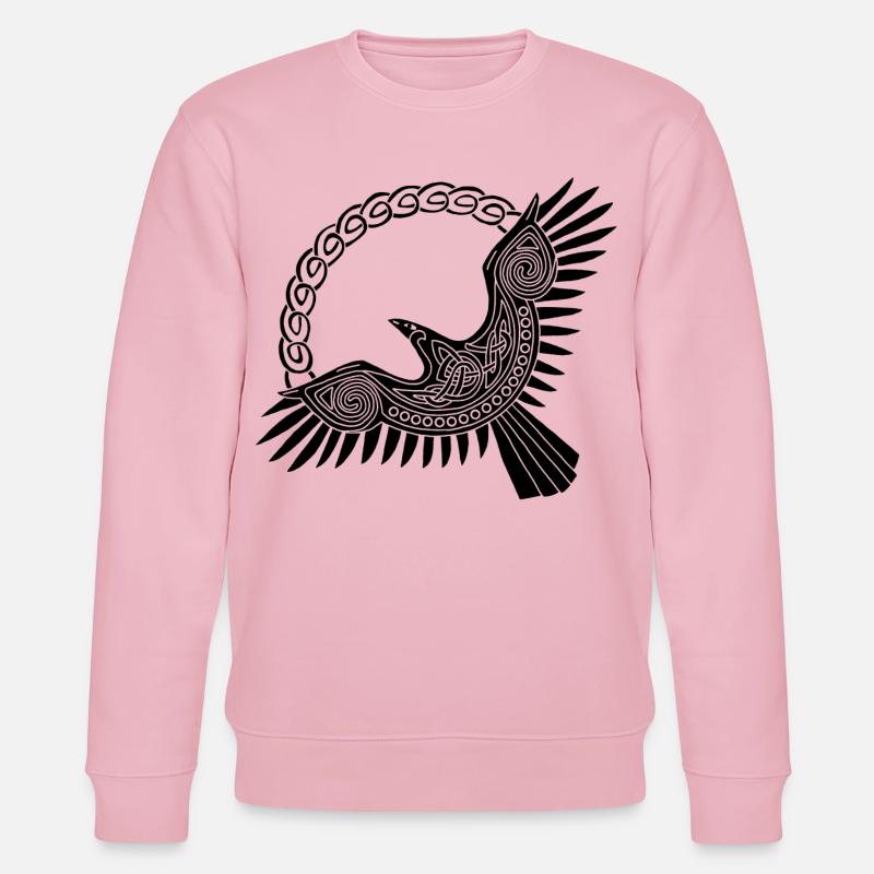 schwarzer wikingeradler - Stanley/Stella Unisex Bio-Sweatshirt CHANGER  - Hellrosa