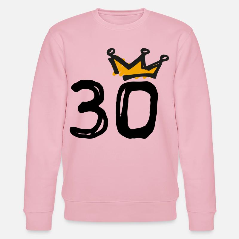 30e anniversaire Krone - Sweat bio CHANGER Stanley/Stella Unisexe - rose pâle