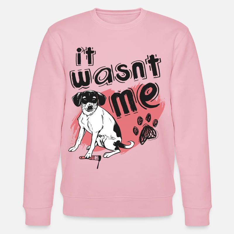 Ich war es nicht - Stanley/Stella Unisex Bio-Sweatshirt CHANGER  - Hellrosa