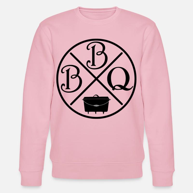 BBQ Dutchoven - Stanley/Stella Unisex Bio-Sweatshirt CHANGER  - Hellrosa