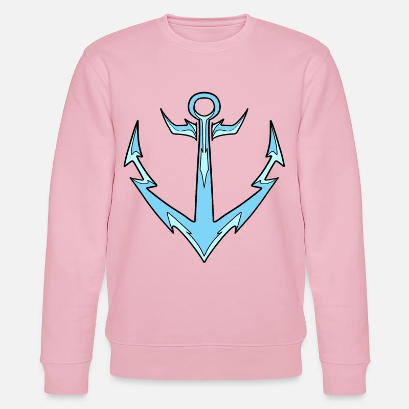 Ancre bleu clair - Sweat bio CHANGER Stanley/Stella Unisexe - rose pâle