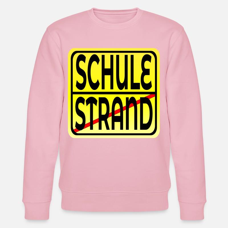 Ferienende Schulanfang - Stanley/Stella Unisex Bio-Sweatshirt CHANGER  - Hellrosa