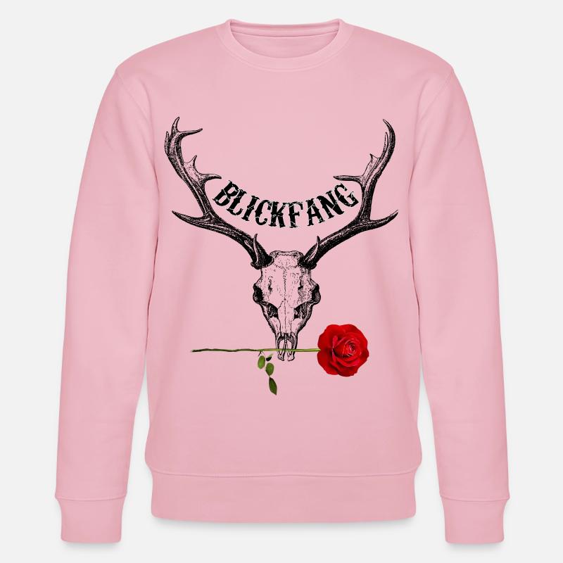 BLICKFANG Wild Rose hell - Stanley/Stella Unisex Bio-Sweatshirt CHANGER  - Hellrosa