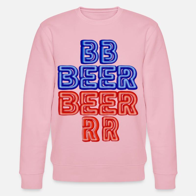 BEER - Sweat bio CHANGER Stanley/Stella Unisexe - rose pâle