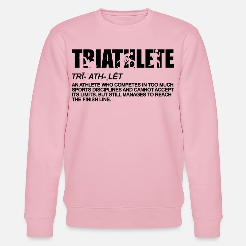 Triathlon Definition - Stanley/Stella Unisex Bio-Sweatshirt CHANGER  - Hellrosa