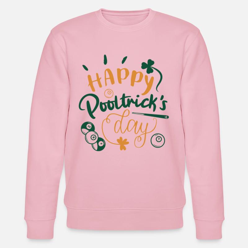 St. Patrick's Billard - Stanley/Stella Unisex Bio-Sweatshirt CHANGER  - Hellrosa