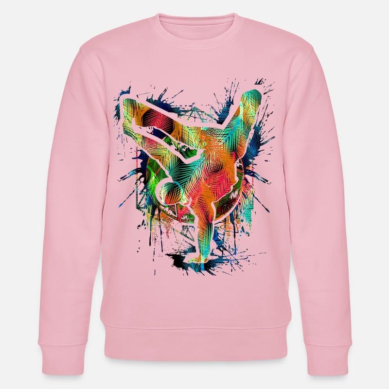 Breakdance - Breakdancer - Breakdancing - BBoy - Stanley/Stella Unisex Bio-Sweatshirt CHANGER  - Hellrosa