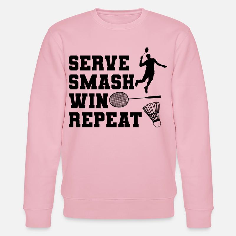 Servir Smash Win Repeat - Sweat bio CHANGER Stanley/Stella Unisexe - rose pâle