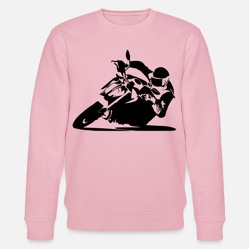 BikerinSchräglage - Stanley/Stella Unisex Bio-Sweatshirt CHANGER  - Hellrosa