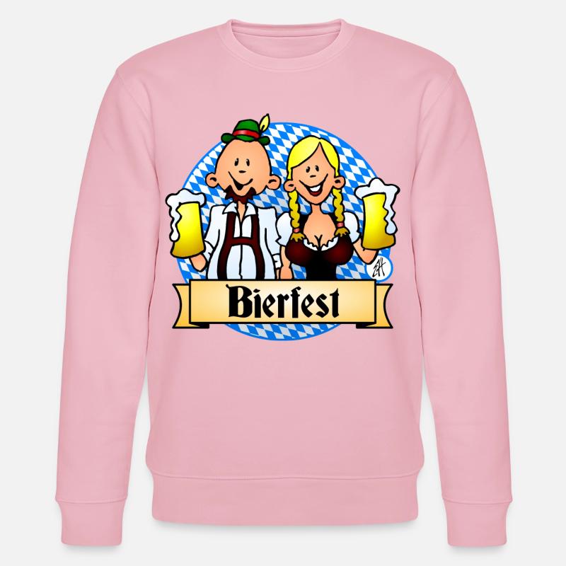 Conception de célébration du Bierfest - Sweat bio CHANGER Stanley/Stella Unisexe - rose pâle