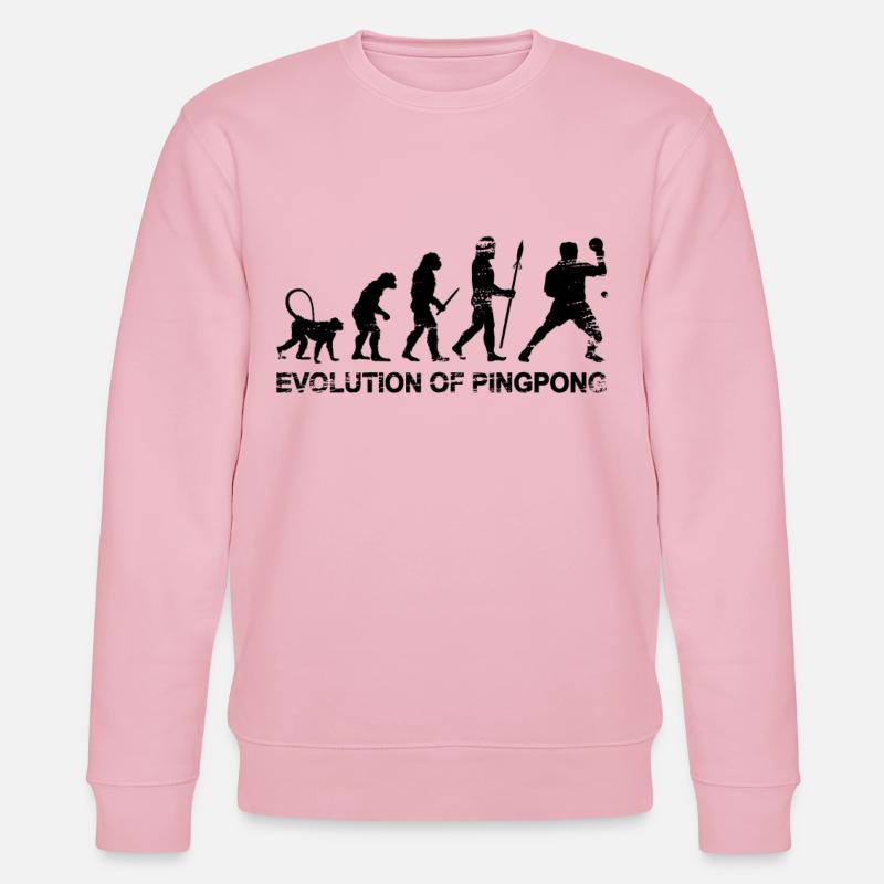 Évolution du pingpong - Sweat bio CHANGER Stanley/Stella Unisexe - rose pâle