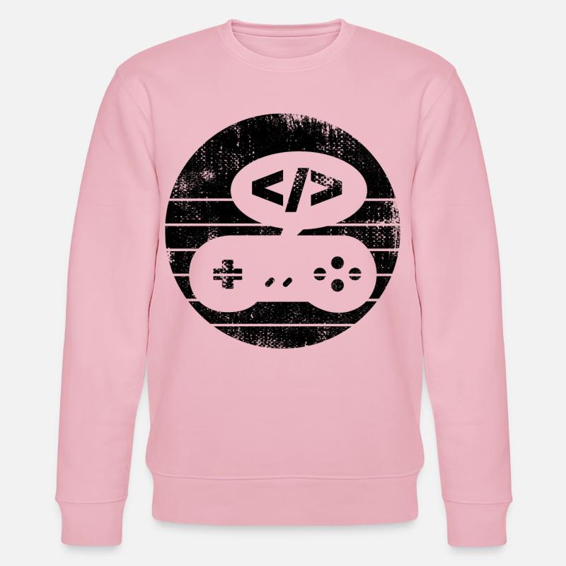 Programmeur de jeux vidéo - Sweat bio CHANGER Stanley/Stella Unisexe - rose pâle