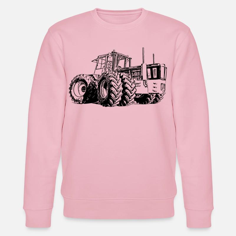 Traktor Gigant - Stanley/Stella Unisex Bio-Sweatshirt CHANGER  - Hellrosa
