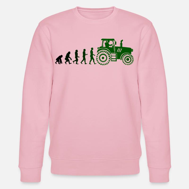 Véhicule utilitaire Farmer Evolution Véhicule Tracteur - Sweat bio CHANGER Stanley/Stella Unisexe - rose pâle