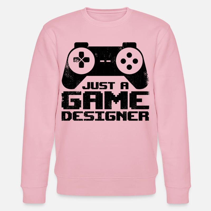 Just A Game Designer - Stanley/Stella Unisex Bio-Sweatshirt CHANGER  - Hellrosa