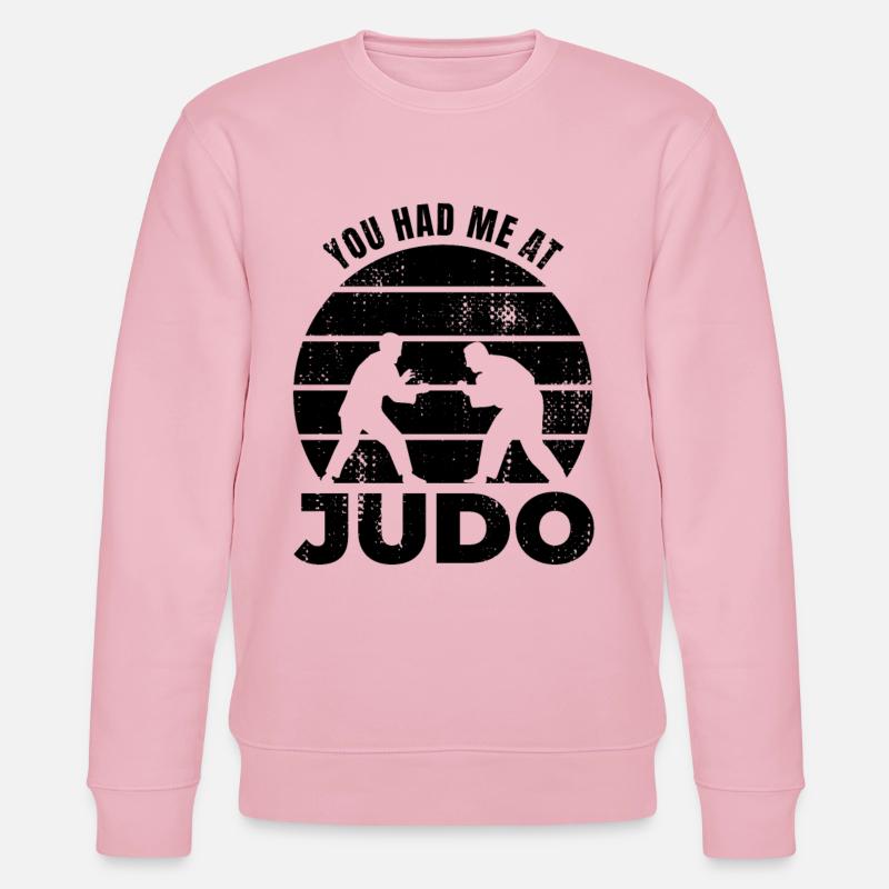 Drôle de citation de judoka - Sweat bio CHANGER Stanley/Stella Unisexe - rose pâle