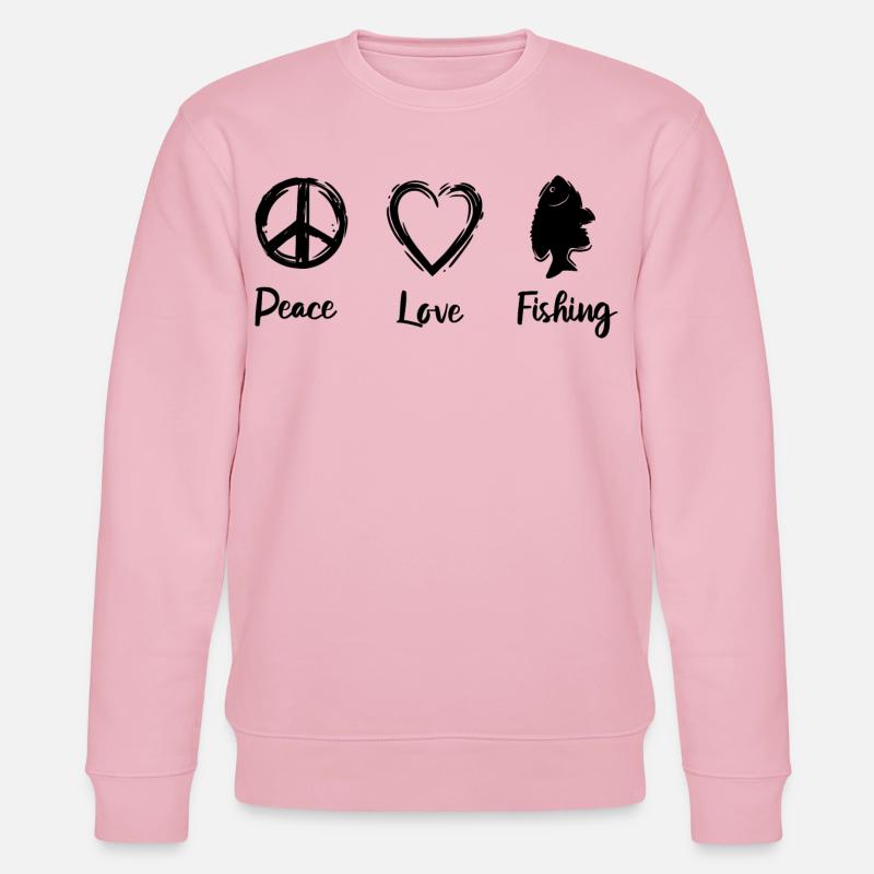 La routine du pêcheur - Sweat bio CHANGER Stanley/Stella Unisexe - rose pâle