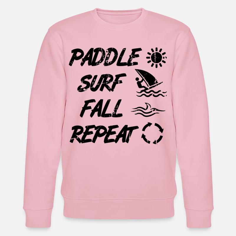 Techniques de planche à voile - Sweat bio CHANGER Stanley/Stella Unisexe - rose pâle