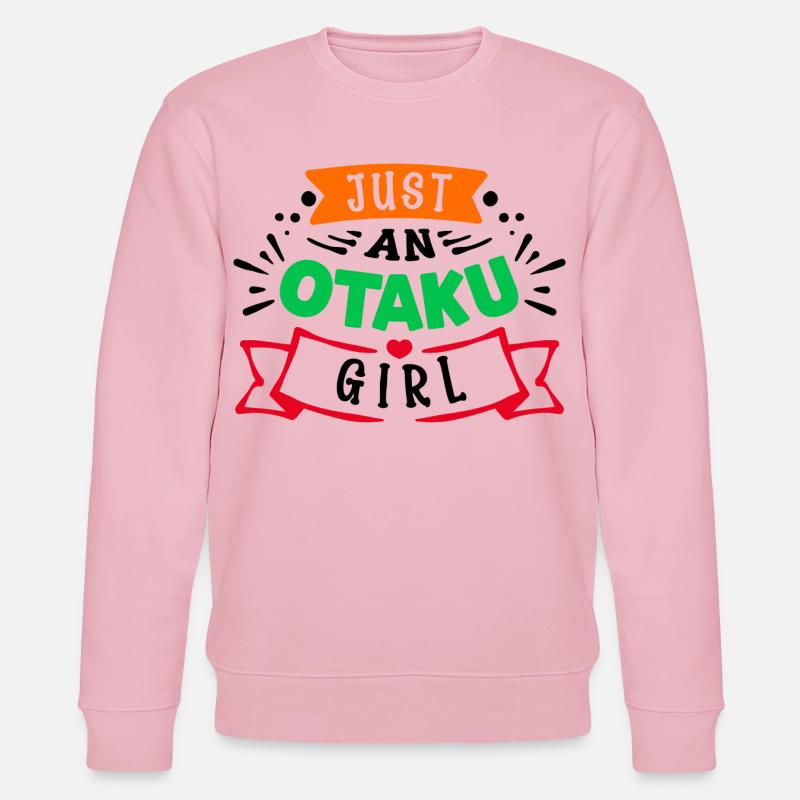 Mädchen Anime Manga Statement Otaku Mangastyle - Stanley/Stella Unisex Bio-Sweatshirt CHANGER  - Hellrosa