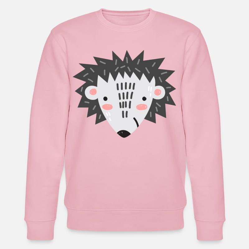 Igel "Max" - Stanley/Stella Unisex Bio-Sweatshirt CHANGER  - Hellrosa