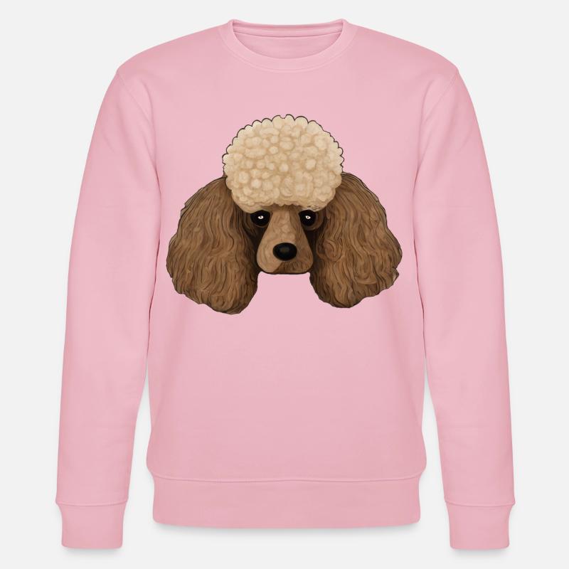 Pudelkopf - Stanley/Stella Unisex Bio-Sweatshirt CHANGER  - Hellrosa