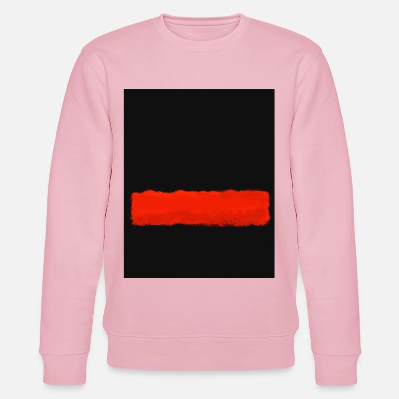 Rothko-Stil in digitalen Farben - Stanley/Stella Unisex Bio-Sweatshirt CHANGER  - Hellrosa