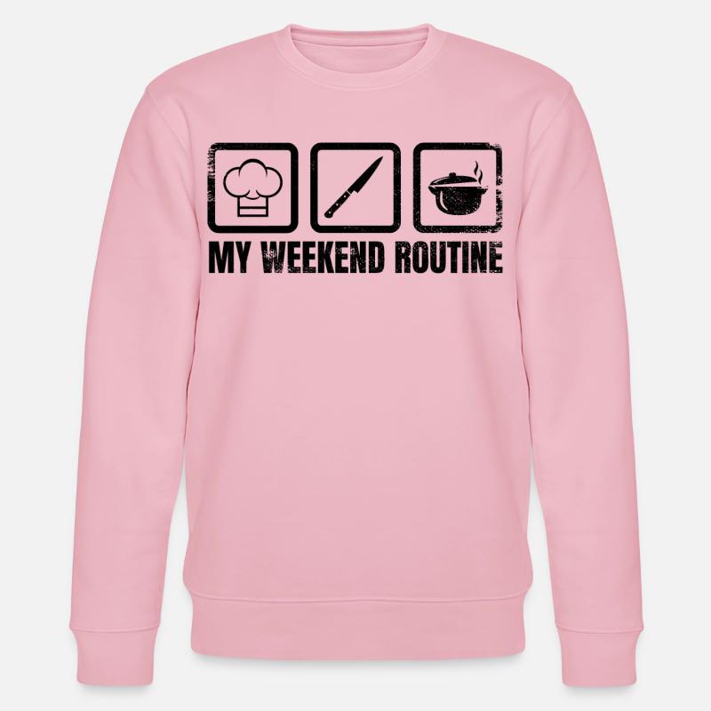 Ma routine du week-end - Sweat bio CHANGER Stanley/Stella Unisexe - rose pâle