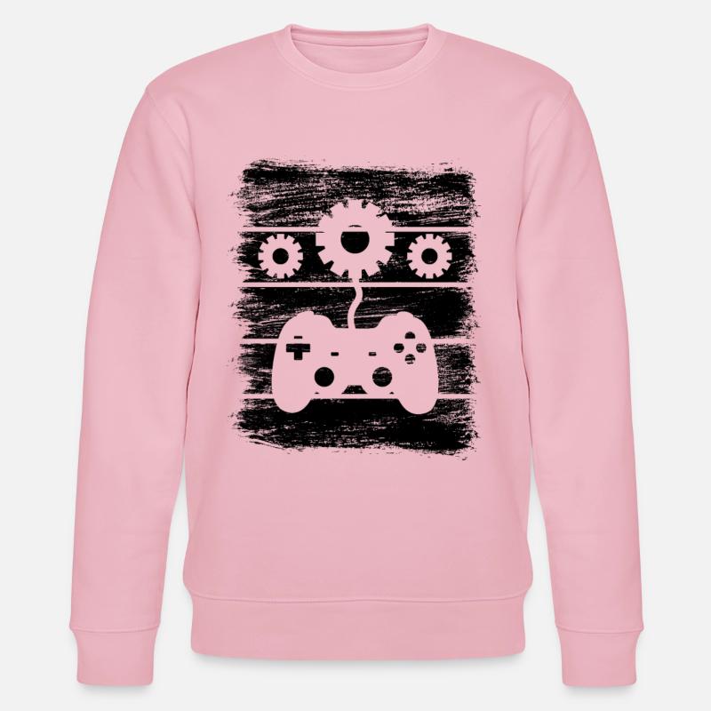 Spielentwickler - Stanley/Stella Unisex Bio-Sweatshirt CHANGER - Hellrosa