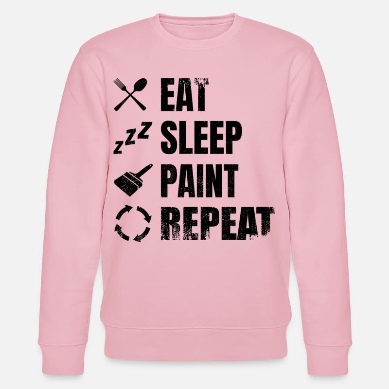 Painter Schedule - Stanley/Stella CHANGER Unisex Organic Sweatshirt - cotton pink