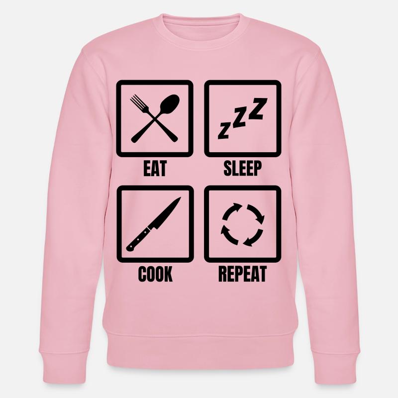 Cuisiner la routine quotidienne - Sweat bio CHANGER Stanley/Stella Unisexe - rose pâle