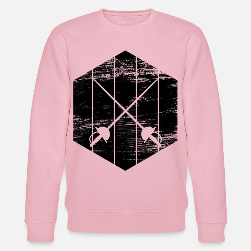 Fechtausrüstung - Stanley/Stella Unisex Bio-Sweatshirt CHANGER  - Hellrosa