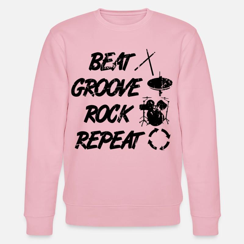 Percussion Techniques - Stanley/Stella CHANGER Unisex Organic Sweatshirt - cotton pink
