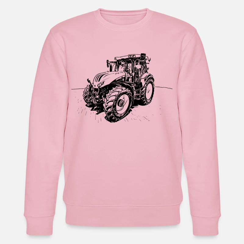 Traktor Steyr 4120 - Stanley/Stella Unisex Bio-Sweatshirt CHANGER - Hellrosa