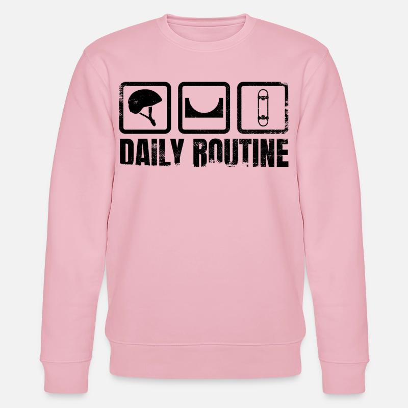 Tägliche Routine - Stanley/Stella Unisex Bio-Sweatshirt CHANGER  - Hellrosa