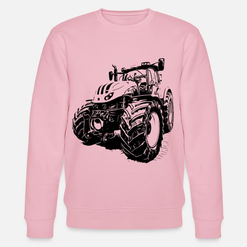 Traktor - Stanley/Stella Unisex Bio-Sweatshirt CHANGER  - Hellrosa