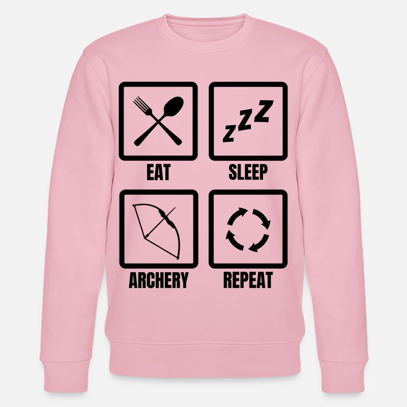 Routine de l’archer - Sweat bio CHANGER Stanley/Stella Unisexe - rose pâle