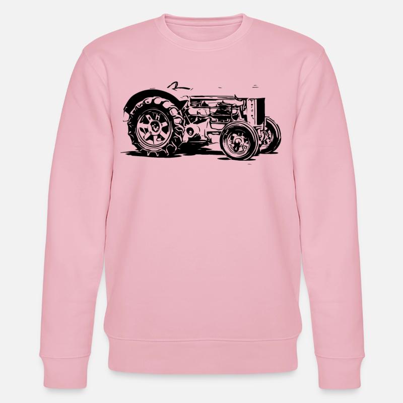 Alter Model F Traktor - Stanley/Stella Unisex Bio-Sweatshirt CHANGER  - Hellrosa