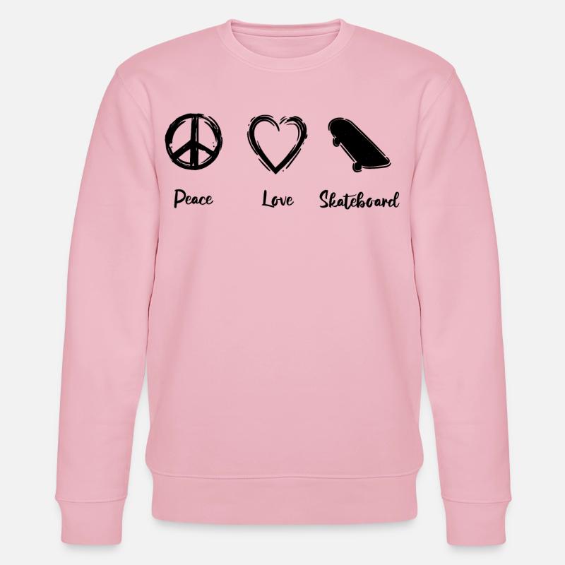 Skateboarding Motivation - Stanley/Stella Unisex Bio-Sweatshirt CHANGER  - Hellrosa