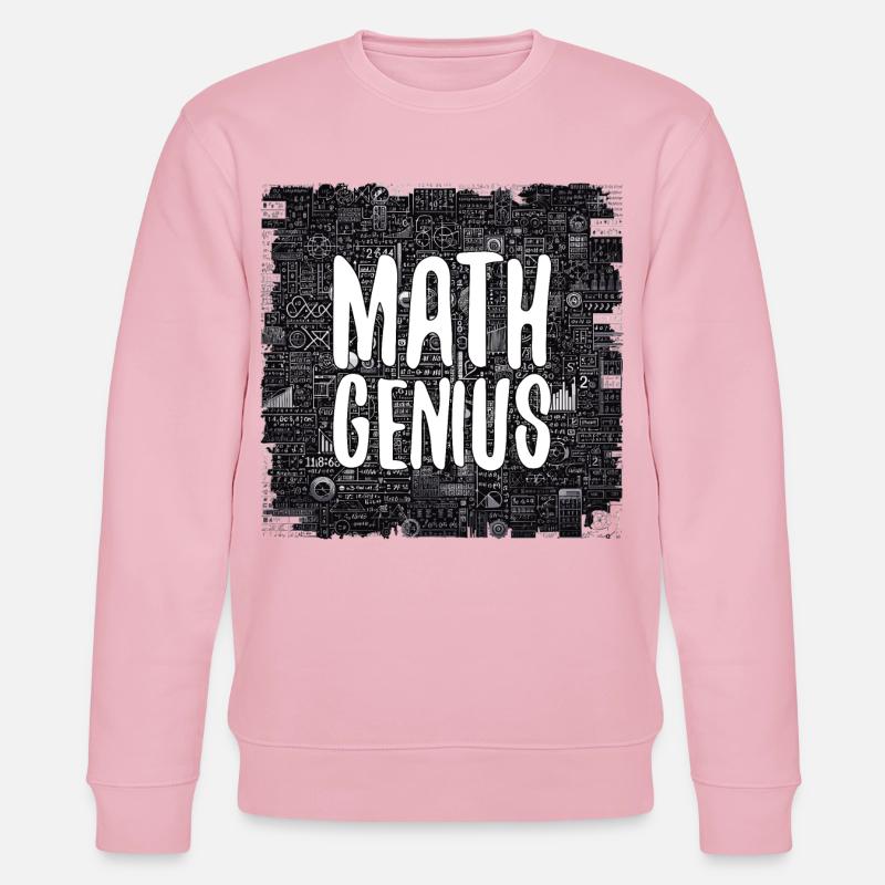 Math Genius Math Genius Math cadeau - Sweat bio CHANGER Stanley/Stella Unisexe - rose pâle