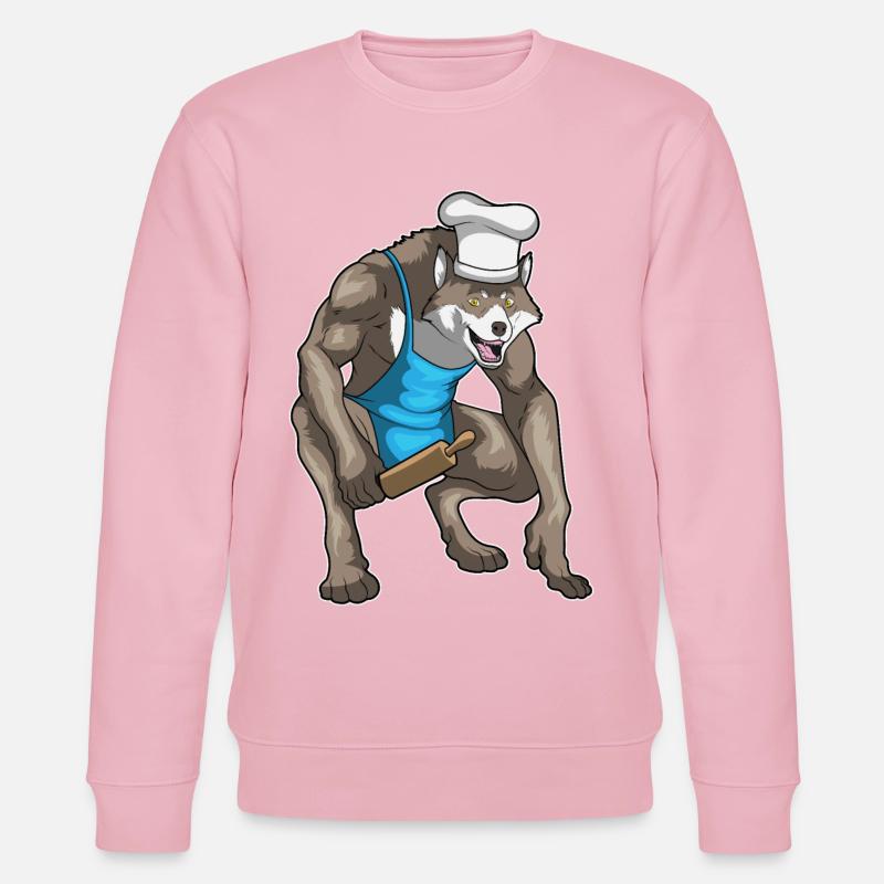 Loup-garou Halloween Baker - Sweat bio CHANGER Stanley/Stella Unisexe - rose pâle