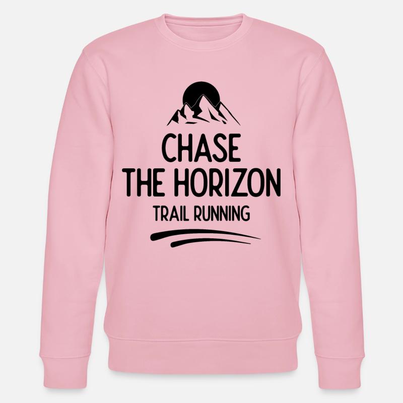 Trailrunning - Jagd auf den Horizont - Stanley/Stella Unisex Bio-Sweatshirt CHANGER  - Hellrosa