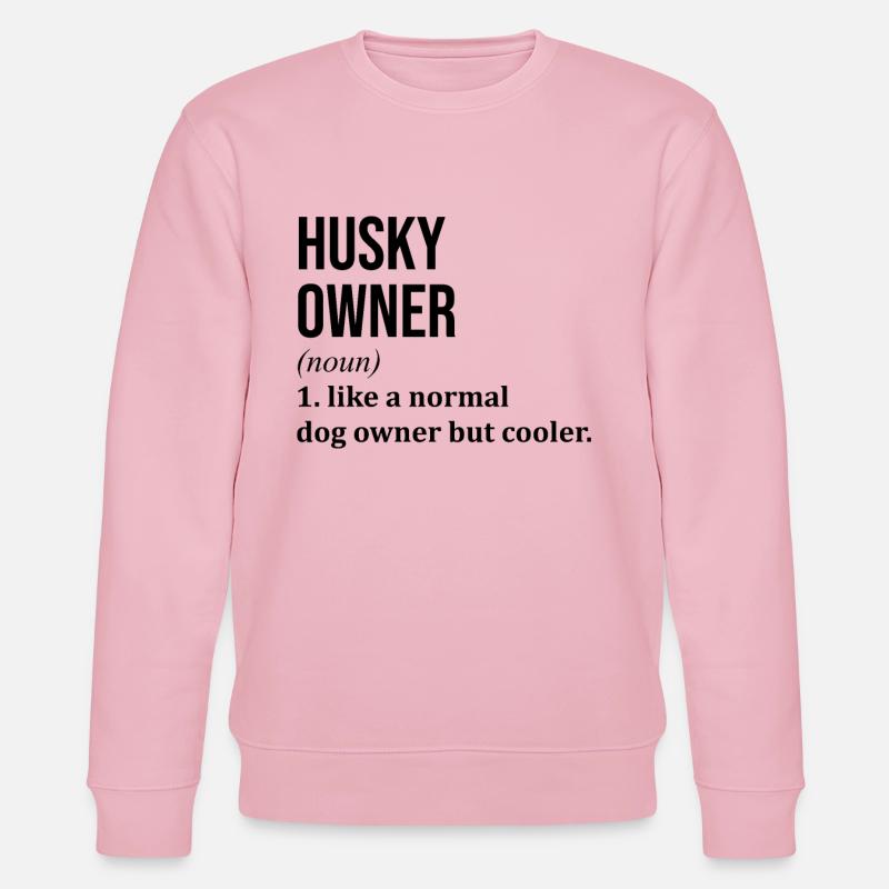 Schlittenhund - Stanley/Stella Unisex Bio-Sweatshirt CHANGER  - Hellrosa