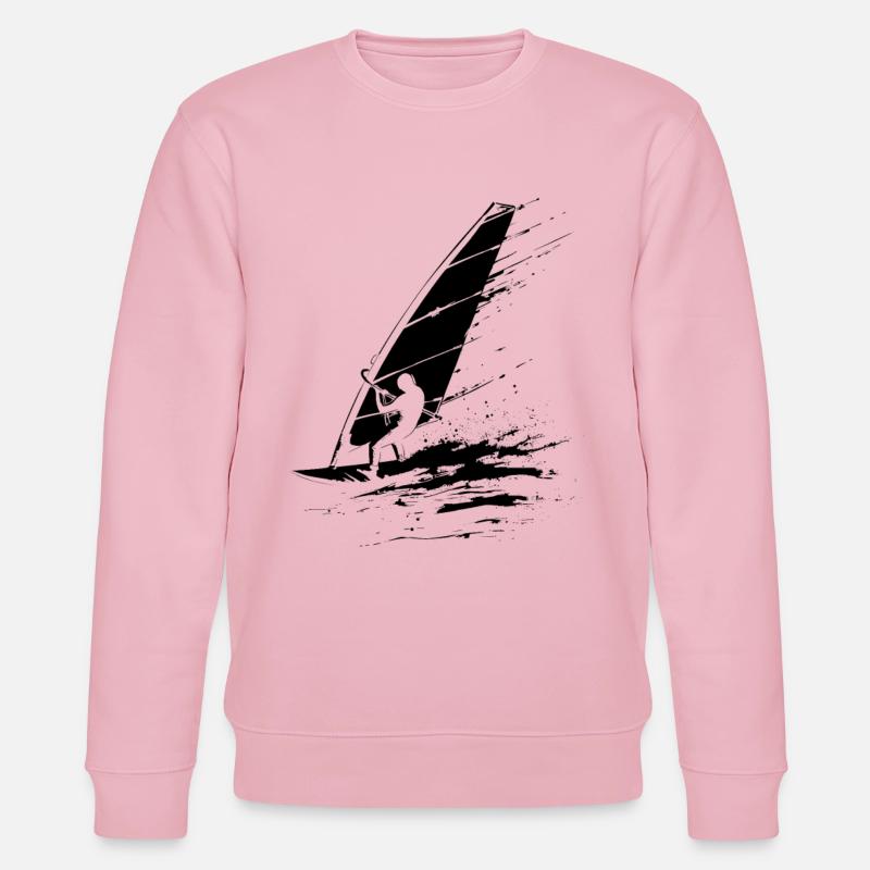 Windsurfer - Stanley/Stella Unisex Bio-Sweatshirt CHANGER  - Hellrosa