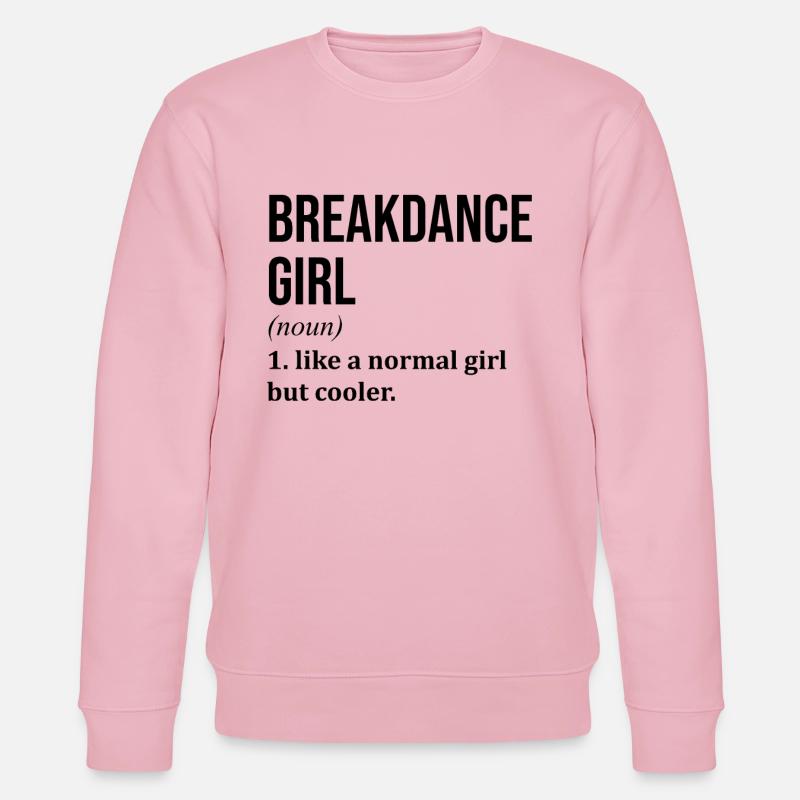 Breakdance - Stanley/Stella Unisex Bio-Sweatshirt CHANGER  - Hellrosa